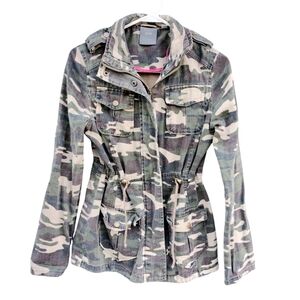Quinn Green Camo Utility Jacket